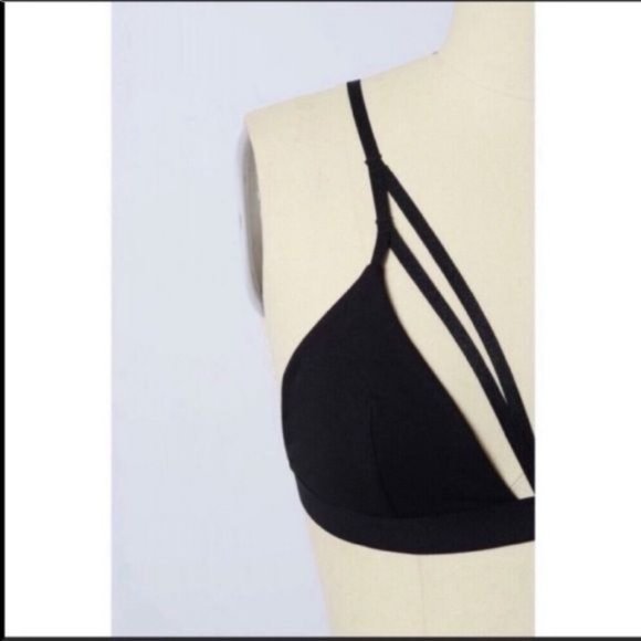 Bralette,  black XS/S fits sizes 30-32 A,B - Picture 4 of 8